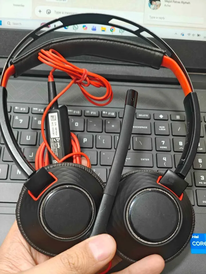Poly Blackwire C5220 Wired Stereo Headset | Noise Cancelling Mic | USB-A, USB-C & 3.5mm | Microsoft Teams & Zoom Certified